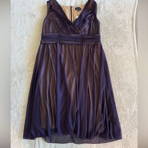 NWT Connected Apparel Purple Cocktail Dress Size 18